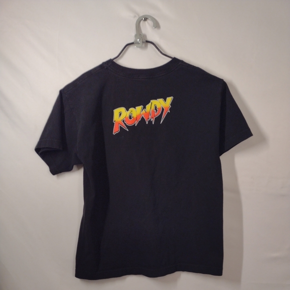 WWE Authentic - " Bad Reputation" Rowdy Rhonda Rousey Black T-shirt Youth Large - Picture 7 of 8